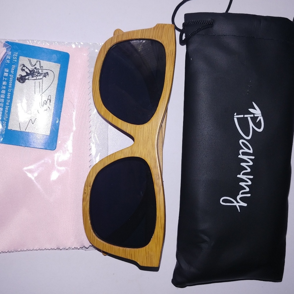 New Bammy Bamboo polarized sunglasses shades